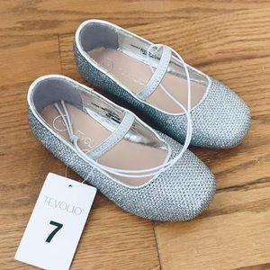 🌺5/$25 Toddler Silver Bling Tevolio Dress Shoes